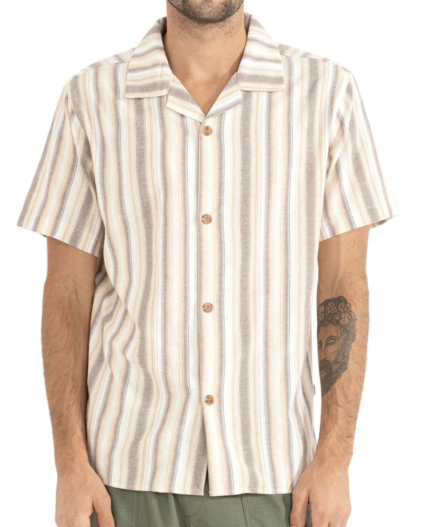 Rhythm Vacation Stripe SS Shirt