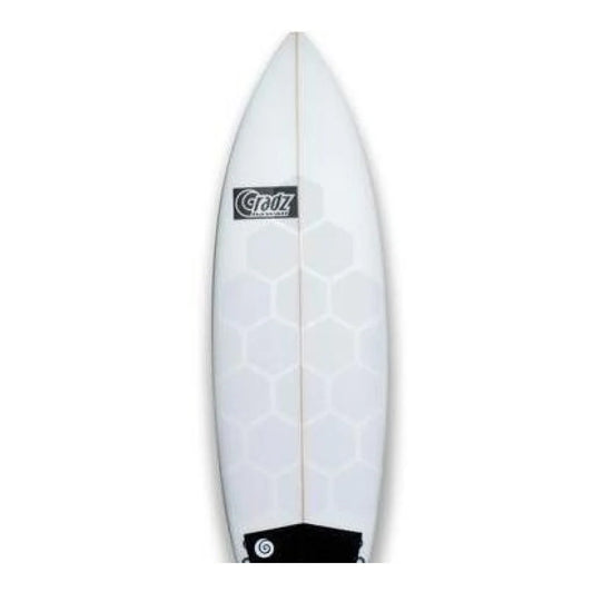 RSPro Surfboard HexaTraction Pads Front Standard Edition Clear
