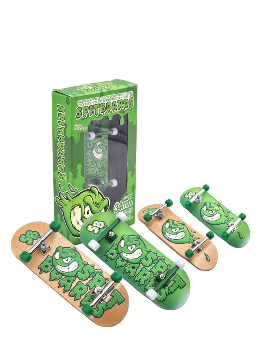 Spitboards 34mm Slimeball Fingerboard Green