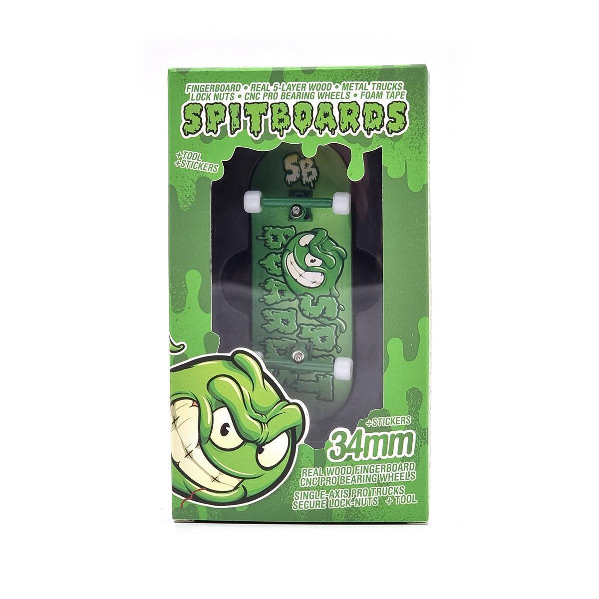 Spitboards 34mm Slimeball Fingerboard Green