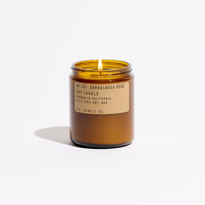 P.F. Candle Co. Sandalwood Rose Candle