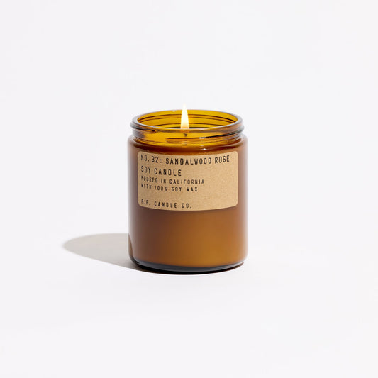 P.F. Candle Co. Sandalwood Rose Candle