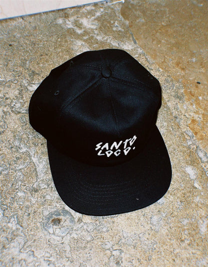 SantoLoco 6 Panel Cap Black