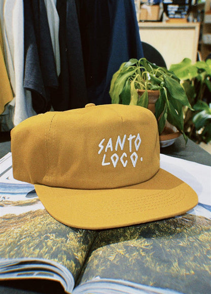 SantoLoco 6 Panel Cap Yellow