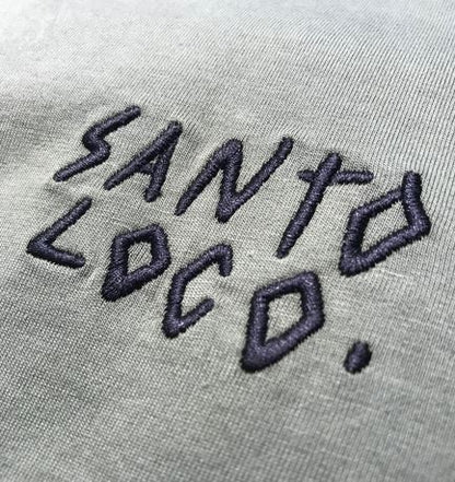 SantoLoco T-Shirt mit Stick-Logo