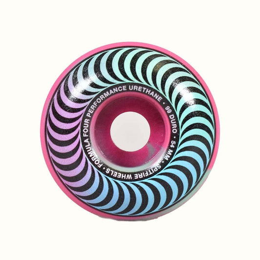 Spitfire Pink Teal Classics F4 Wheels 54mm 99a