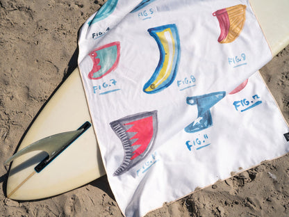 Slowtide Fins Out Quick-Dry Strandtuch