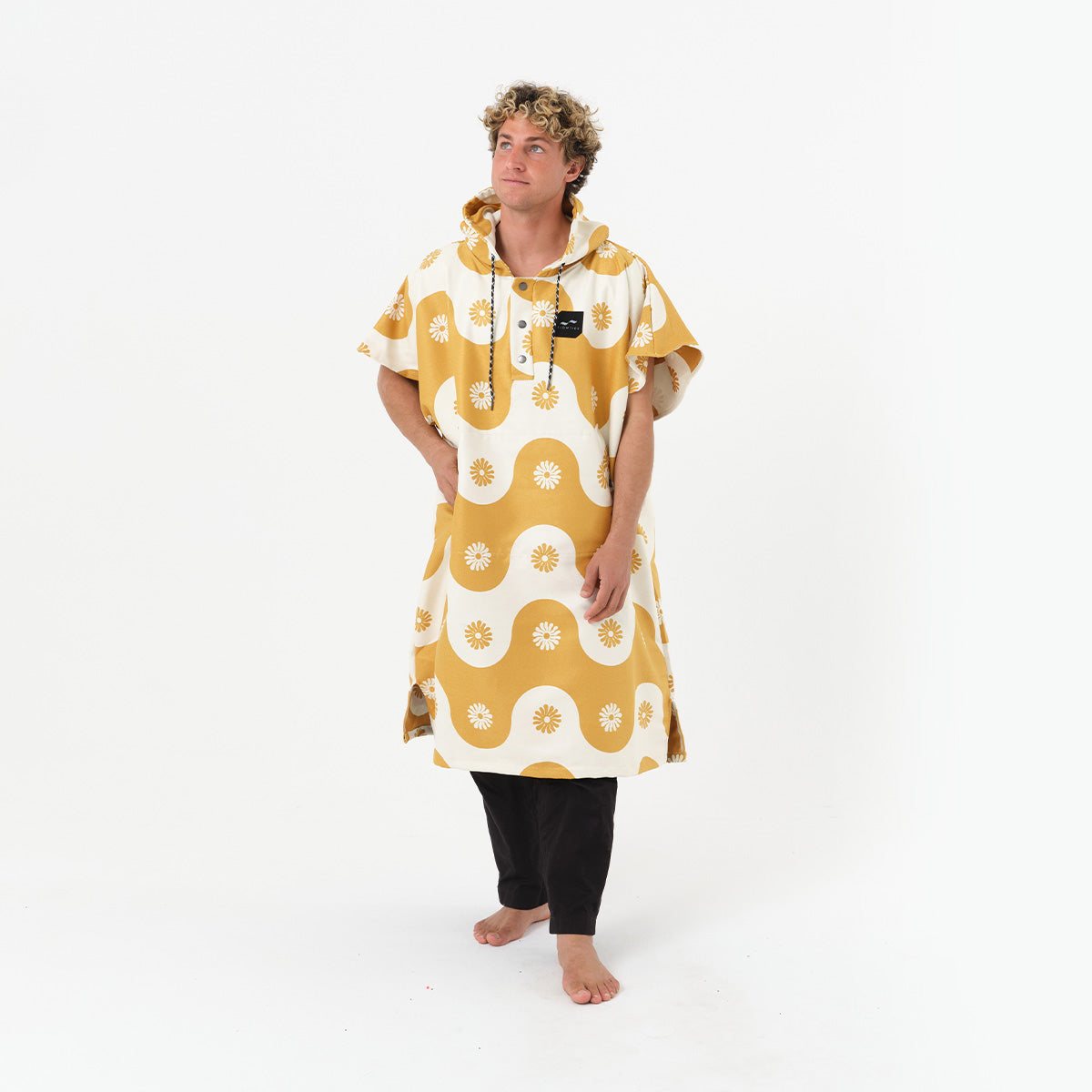 Slowtide Botanical Waves Quick-Dry Poncho