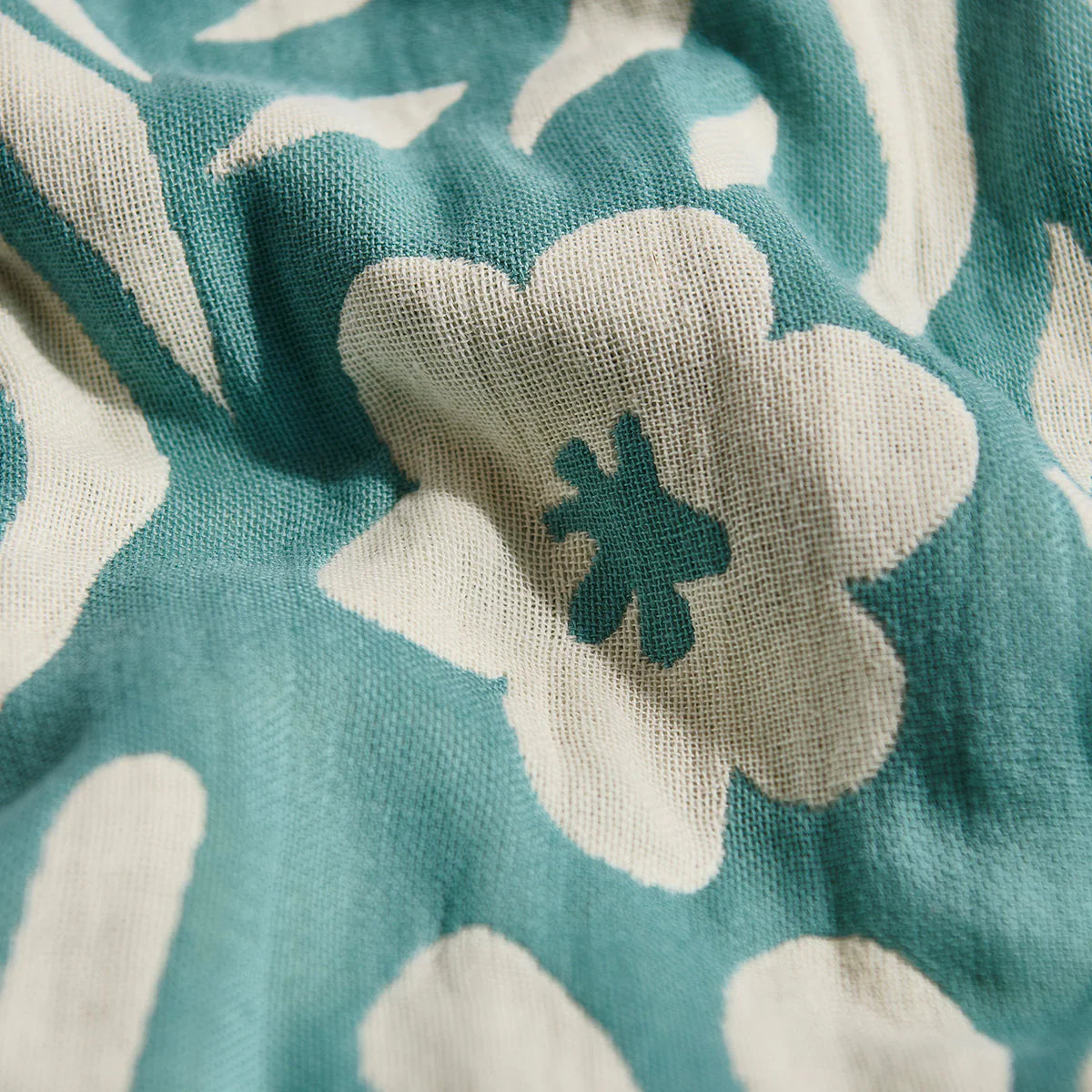 Slowtide Sunny Driftweave Turkish Towel Sky Blue