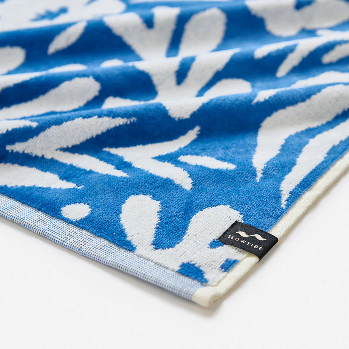 Slowtide Sunny Premium Woven Towel Dusty Blue