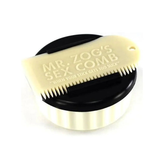 SexWax Container and Comb Set Weiß