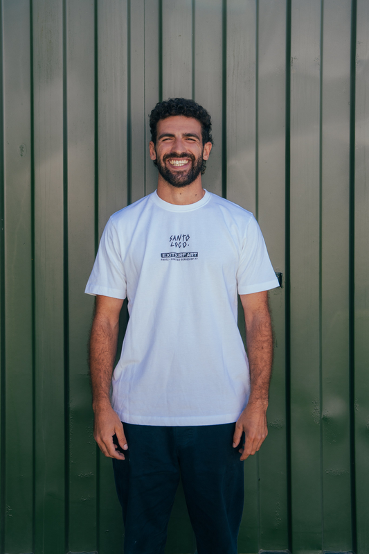 SantoLoco x Exit T-Shirt White