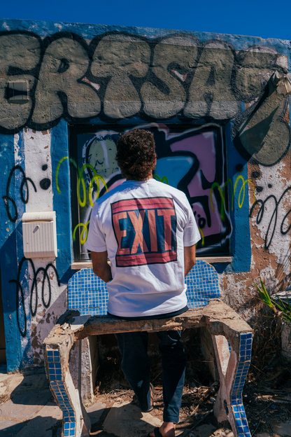 SantoLoco x Exit T-Shirt White