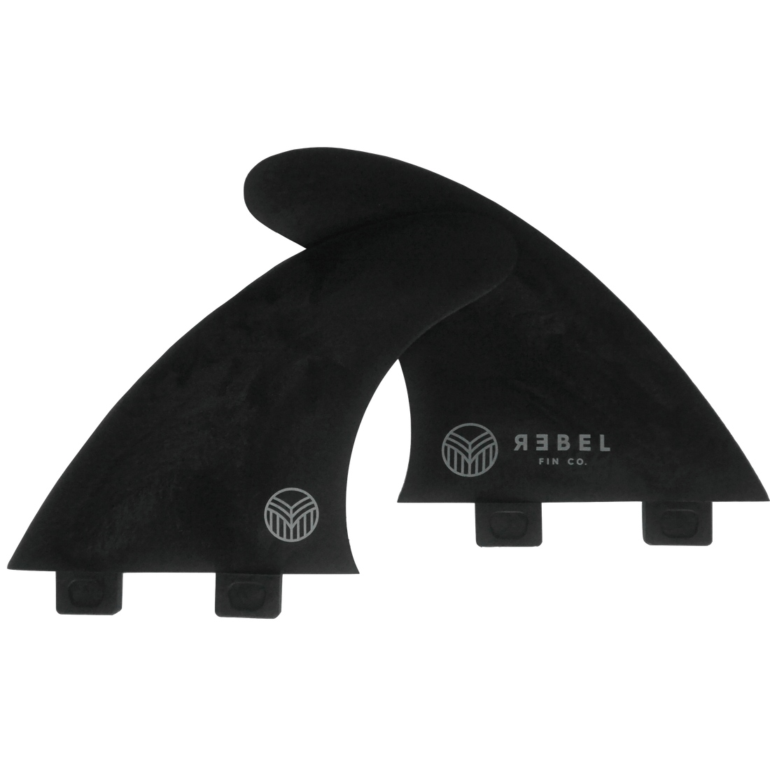 Rebel Seitenfinnen Set S FCS I - recyceltes Carbon