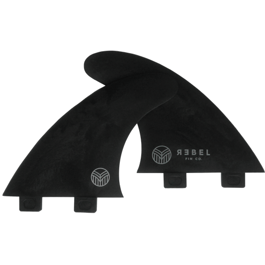 Rebel Seitenfinnen Set S FCS I - recyceltes Carbon