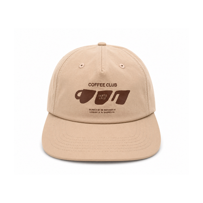 SantoLoco Coffee Club Cap Dark Sand