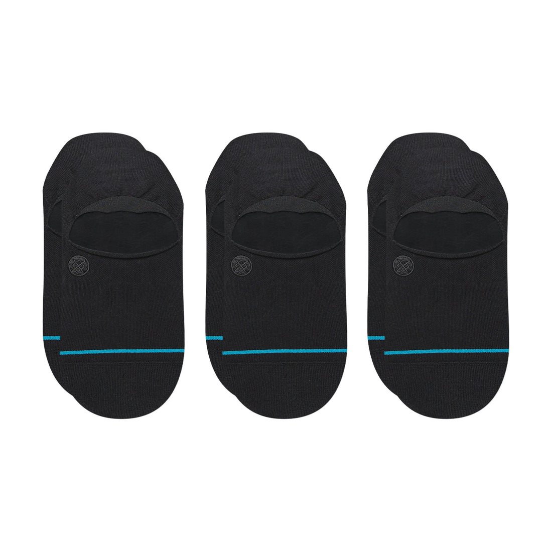 Stance Icon No Show 3 Pack Socken Black