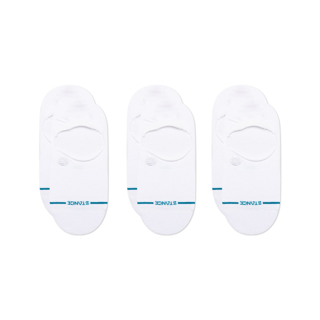 Stance Icon No Show 3 Pack Socken White