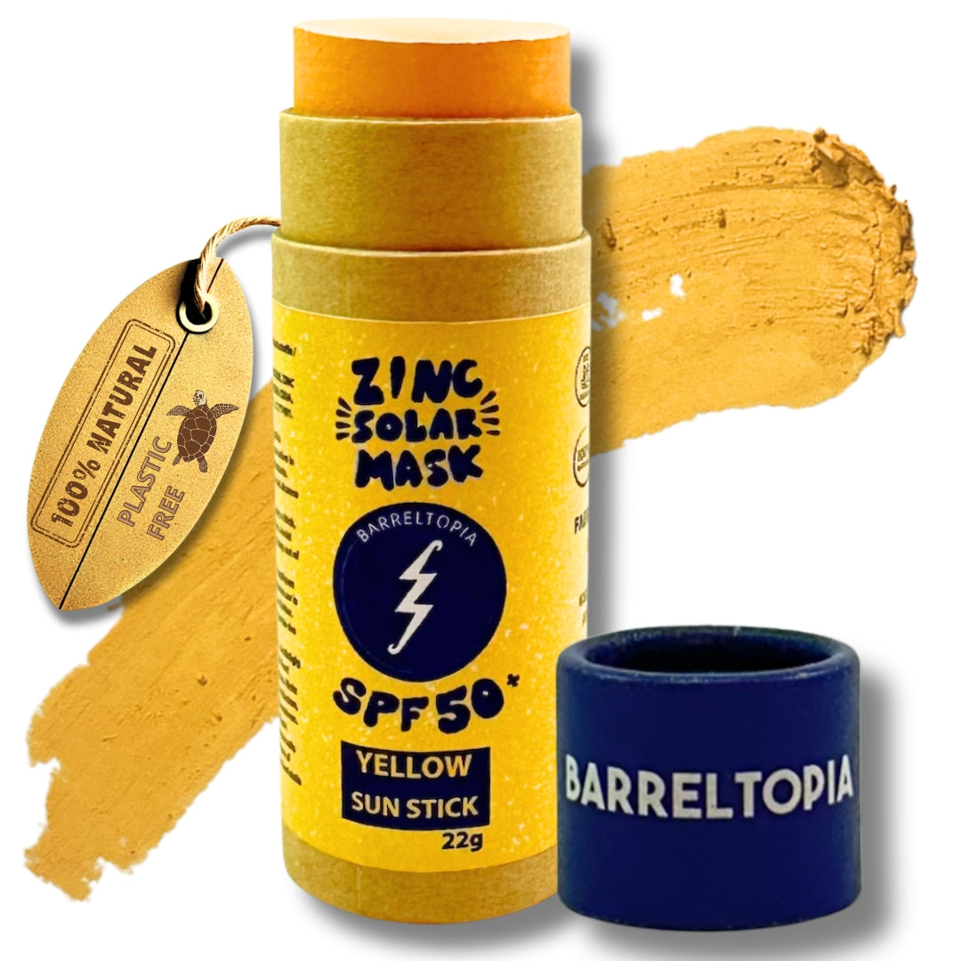 Barreltopia Zinc SPF 50+Sun Stick Gelb