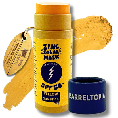 Barreltopia Zinc SPF 50+Sun Stick Gelb