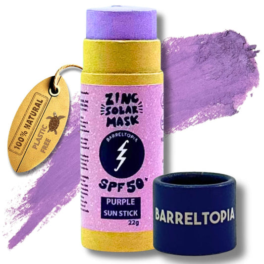 Barreltopia Zinc SPF 50+ Sun Stick Purple
