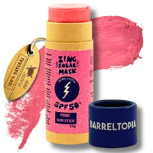 Barreltopia Zinc SPF 50+ Sun Stick Pink