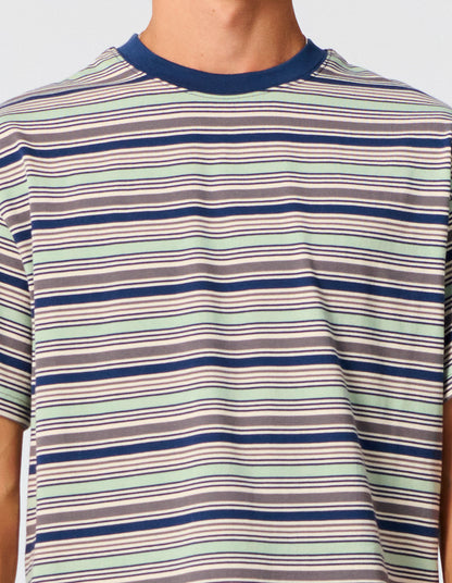TCSS Sun Cured Stripe Tee Worker Blue