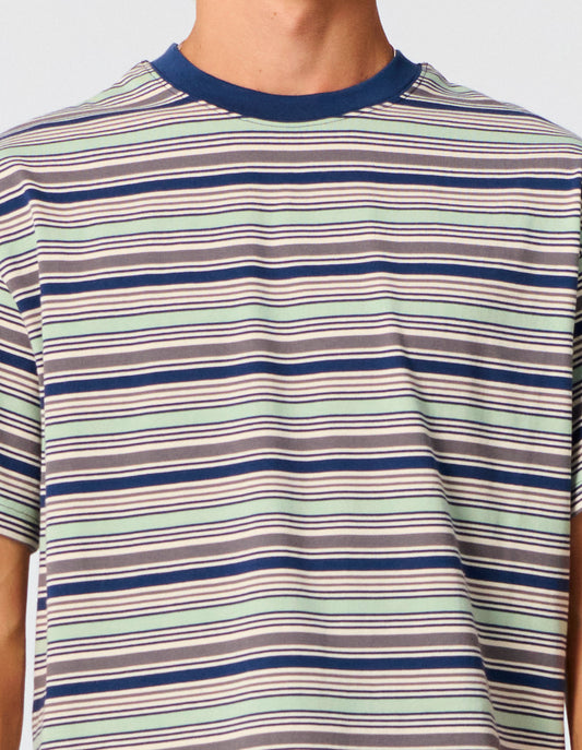 TCSS Sun Cured Stripe Tee Worker Blue