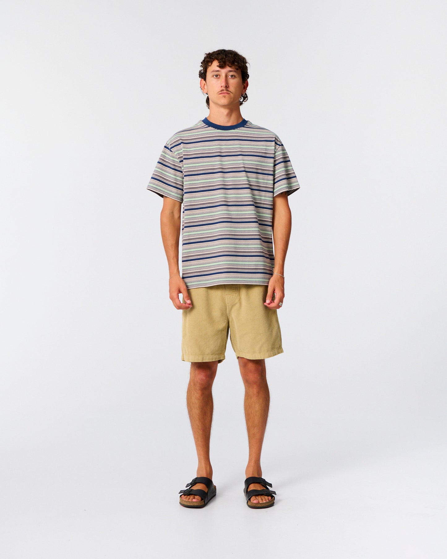 TCSS Sun Cured Stripe Tee Worker Blue