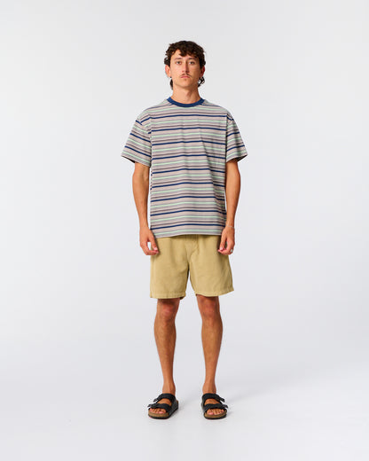 TCSS Sun Cured Stripe Tee Worker Blue