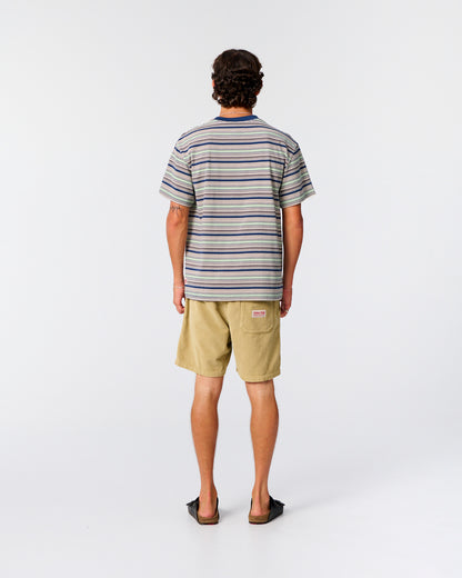 TCSS Sun Cured Stripe Tee Worker Blue