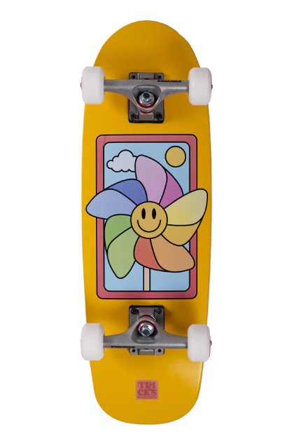 Tricks Spinner 8.25" x 25.75" Complete Skateboard Kids