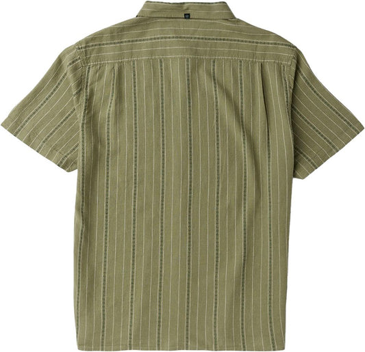 Vissla Linen Pin SS Shirt Sage