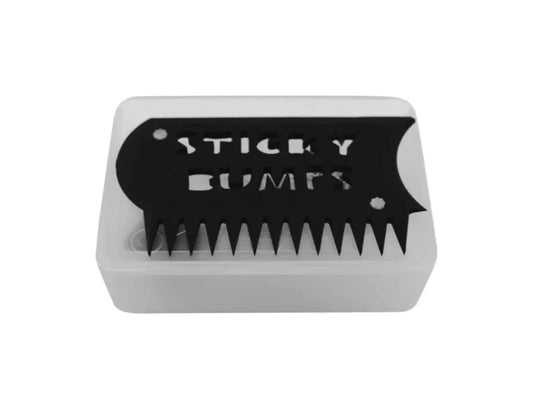 Sticky Bumps Wax Box Clear + Kamm