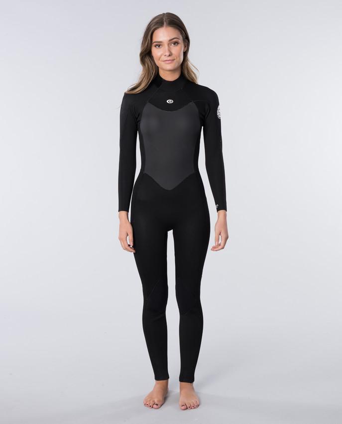 Rip Curl Damen Omega 4/3 Back Zip Wetsuit