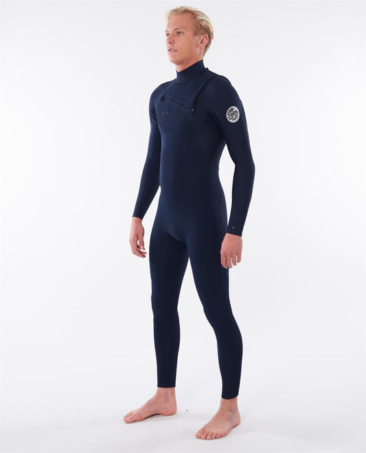 Rip Curl Dawn Patrol Perf 3/2 Chest Zip Fato de mergulho completo