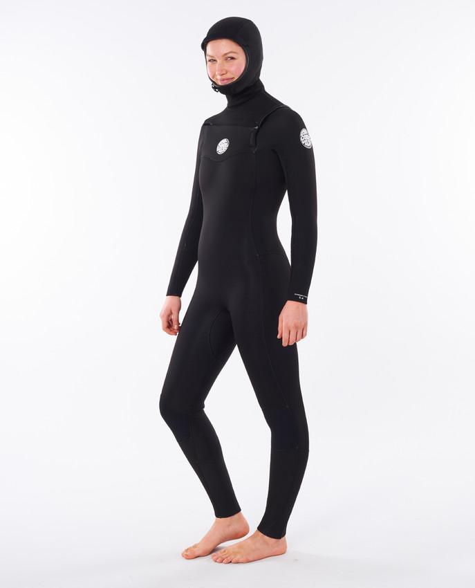 Rip Curl Damen Dawn Patrol 5/4 CZ Hooded Wetsuit