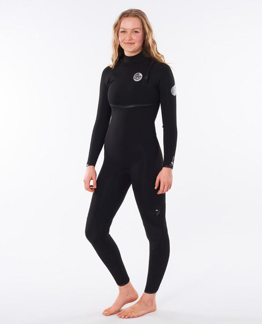 Rip Curl Damen E-Bomb 4/3 Zip Free Wetsuit