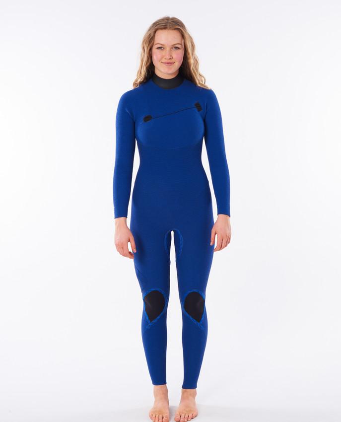 Rip Curl Damen E-Bomb 4/3 Zip Free Wetsuit