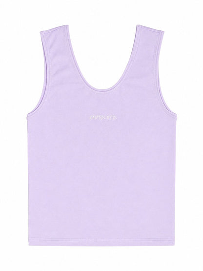 SantoLoco Wms Logo Tank Top Lavender