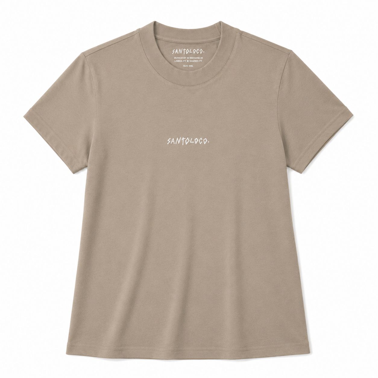 SantoLoco Wms Logo Tee Olive