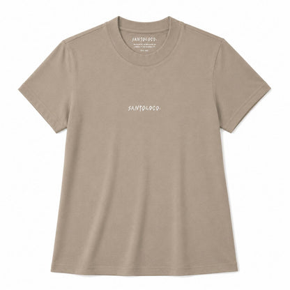 SantoLoco Wms Logo Tee Olive