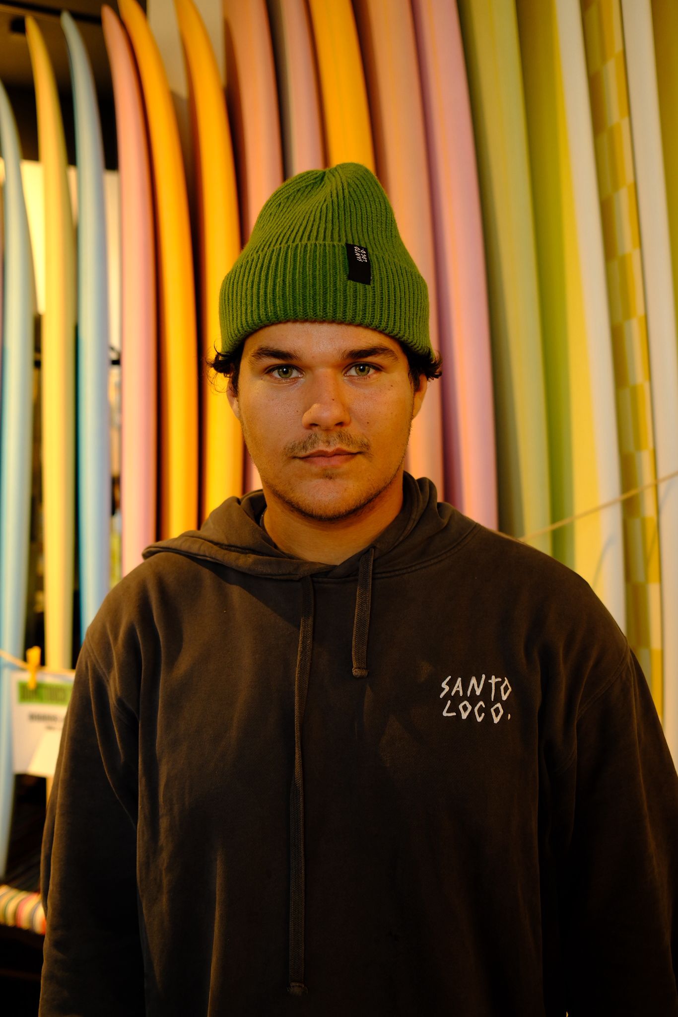 Gorro SantoLoco Gorro Verde Exército