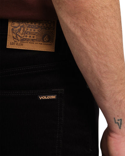 Volcom Solver 5 Pocket Cord Pants Black