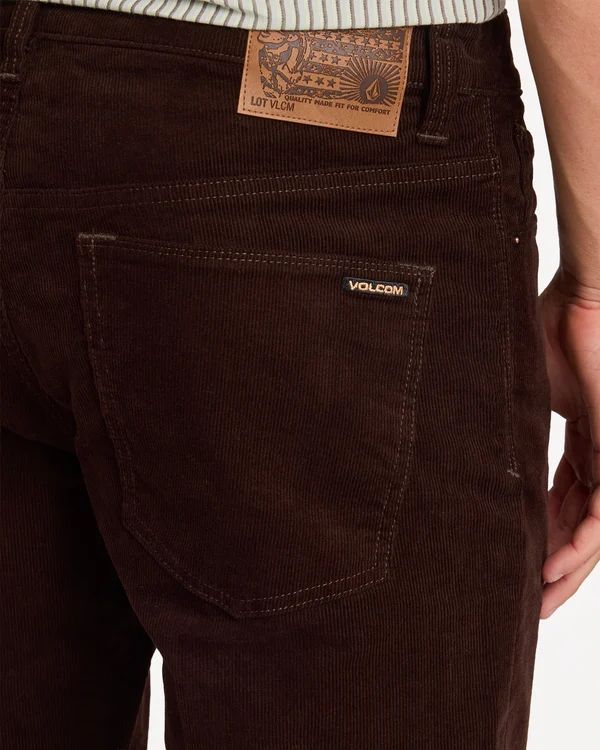 Volcom Solver 5 Pocket Cord Pants Cacao