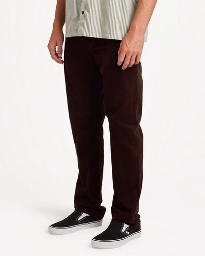 Volcom Solver 5 Pocket Cord Pants Cacao