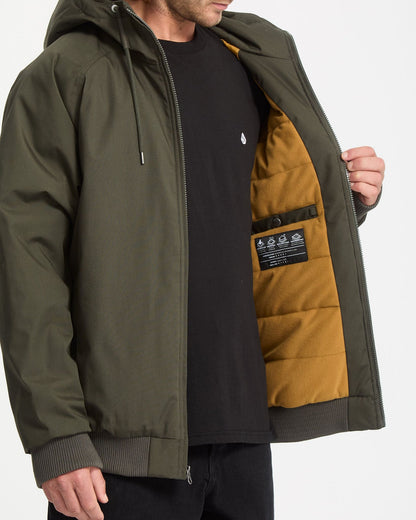 Volcom Hernan 10K Jacket Rinsed Black
