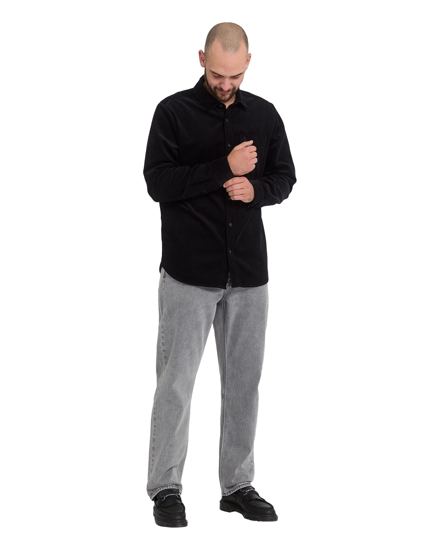 Volcom Fivedown Denim Pants Light Grey