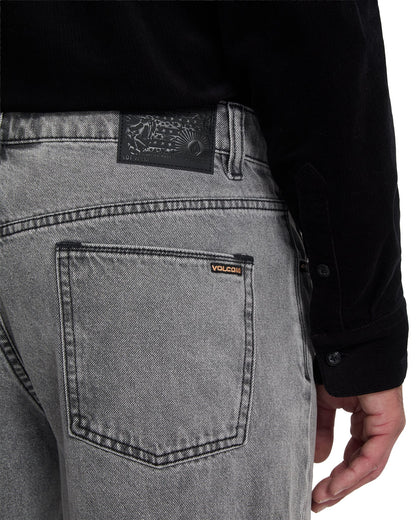 Volcom Fivedown Denim Pants Light Grey