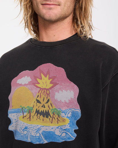 Volcom Ozzy Sweatshirt Light Acid Black